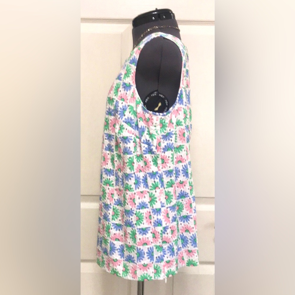 Talbots Daisy Eyelet Shell - Picture 8 of 16